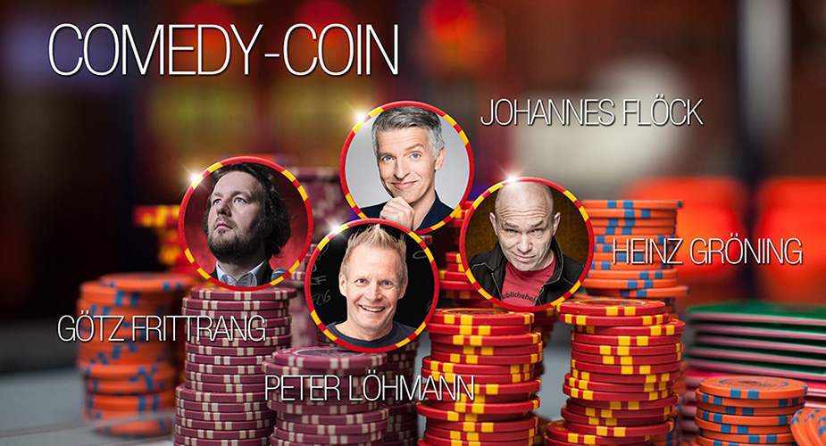 Comedy Coin Event mit Peter Löhmann, Götz Frittrang, Johannes Flöck und Heinz Gröning